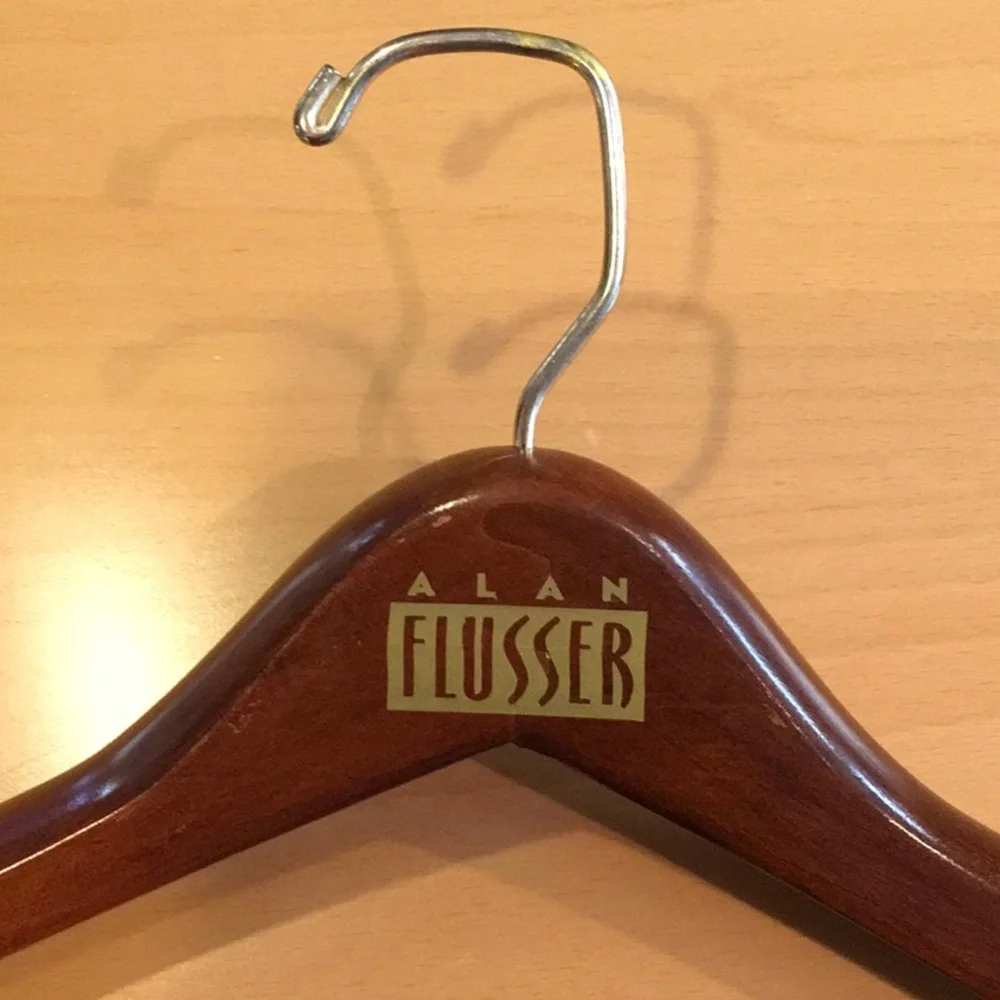 Alan Flusser Solid Wood Suit Hanger